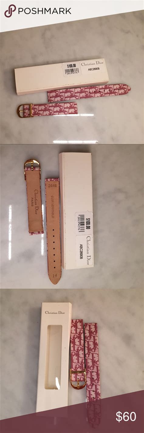 price of dior strap|christian dior watch strap.